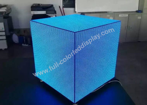No Noise LED Cube Display , Advertising Led Display With Magnets