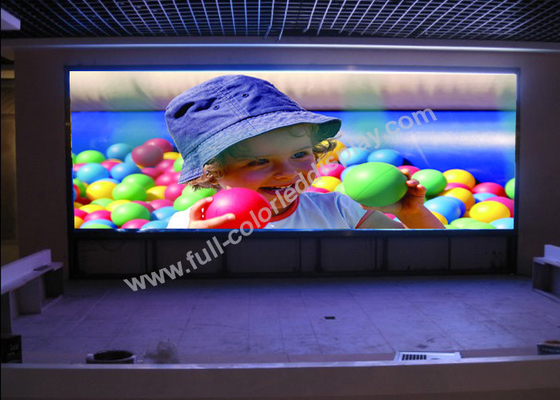P3 RGB Indoor Led Screen Rental Display Panel With 576x576mm Die Casting Cabinet